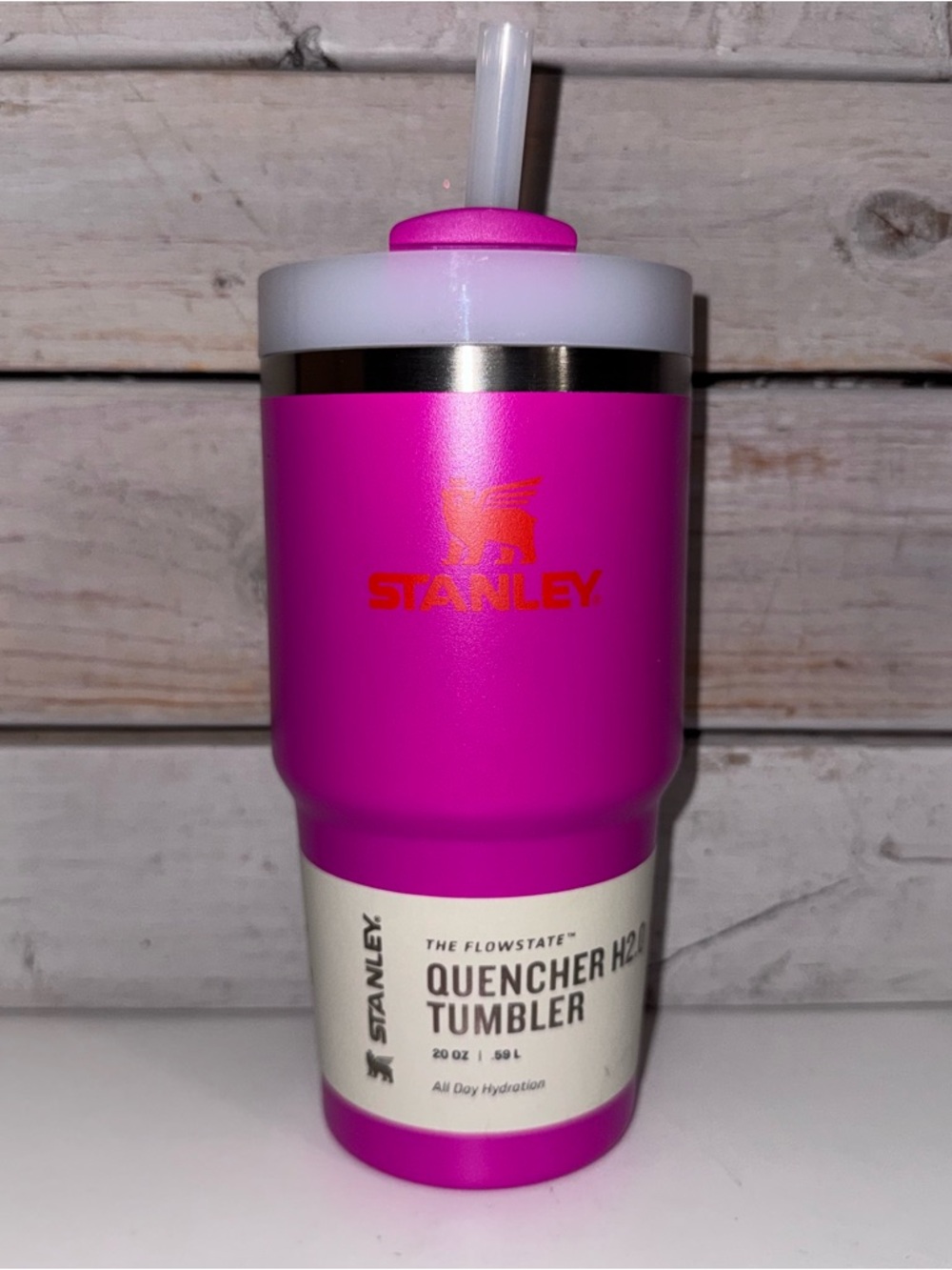 Stanley 20oz Quencher Tumbler VIVID VIOLET Summer 2024 Heat Wave Collection NWT